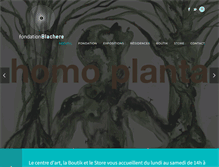 Tablet Screenshot of fondationblachere.org